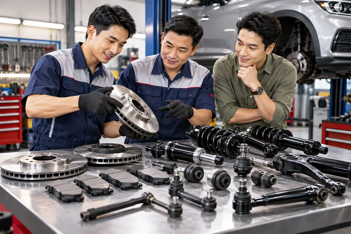 Kinh nghiệm chọn mua phụ tùng ô tô chất lượng, giá tốt