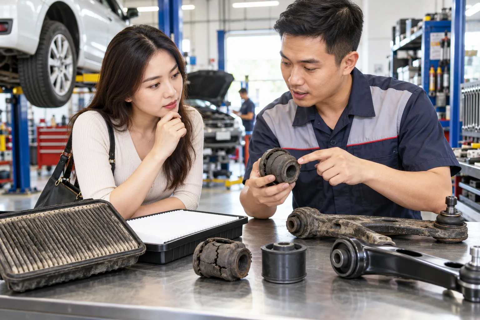 Khi nào cần thay thế phụ tùng ô tô? Dấu hiệu cần biết