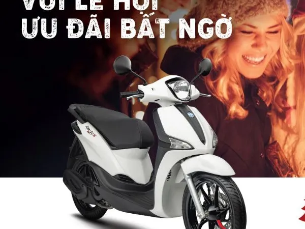 Chương trình khuyến mãi "sắm xe sang - ngàn ưu đãi" dành cho xe PIAGGIO LIBERTY
