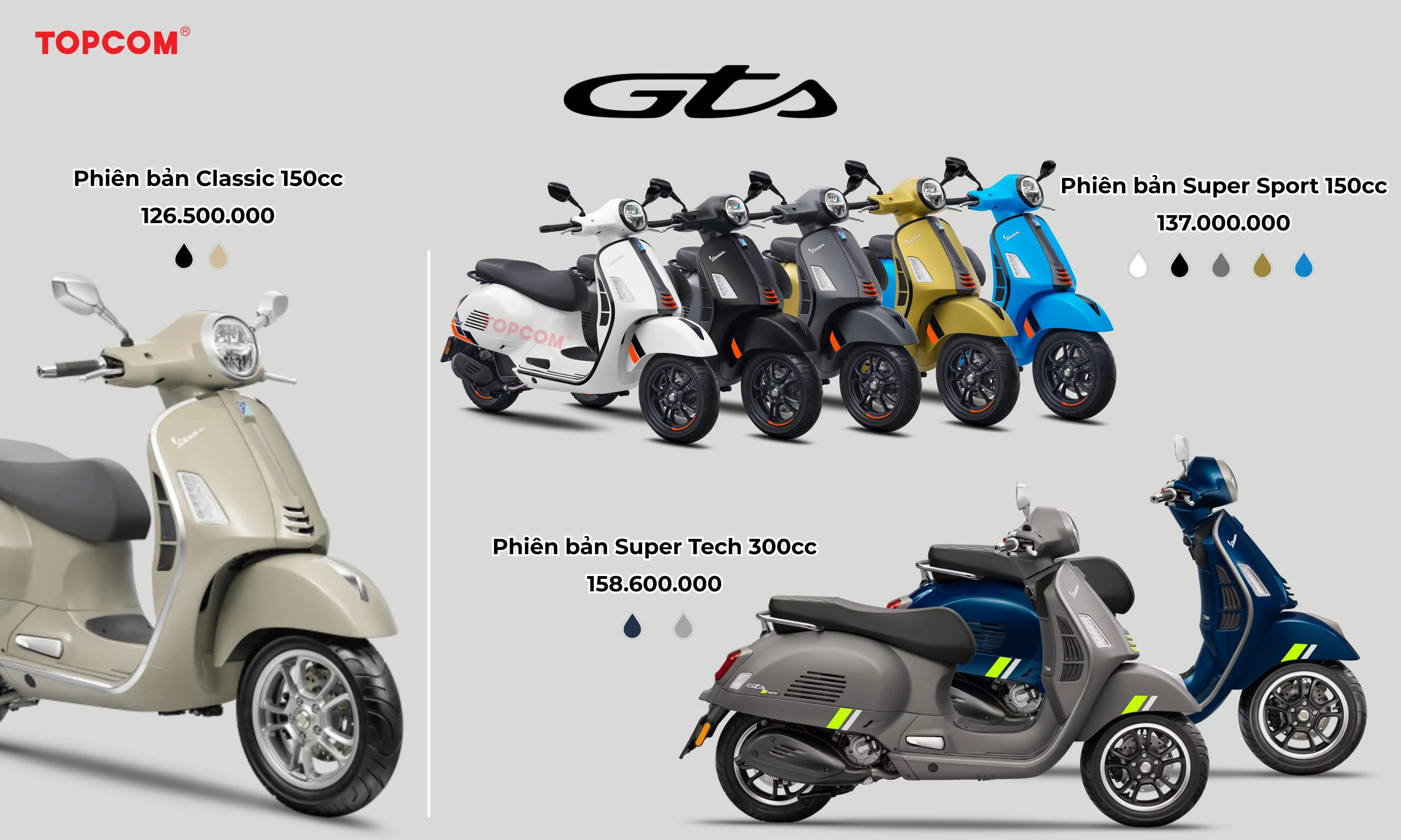 Chính sách bán hàng tại Piaggio Topcom