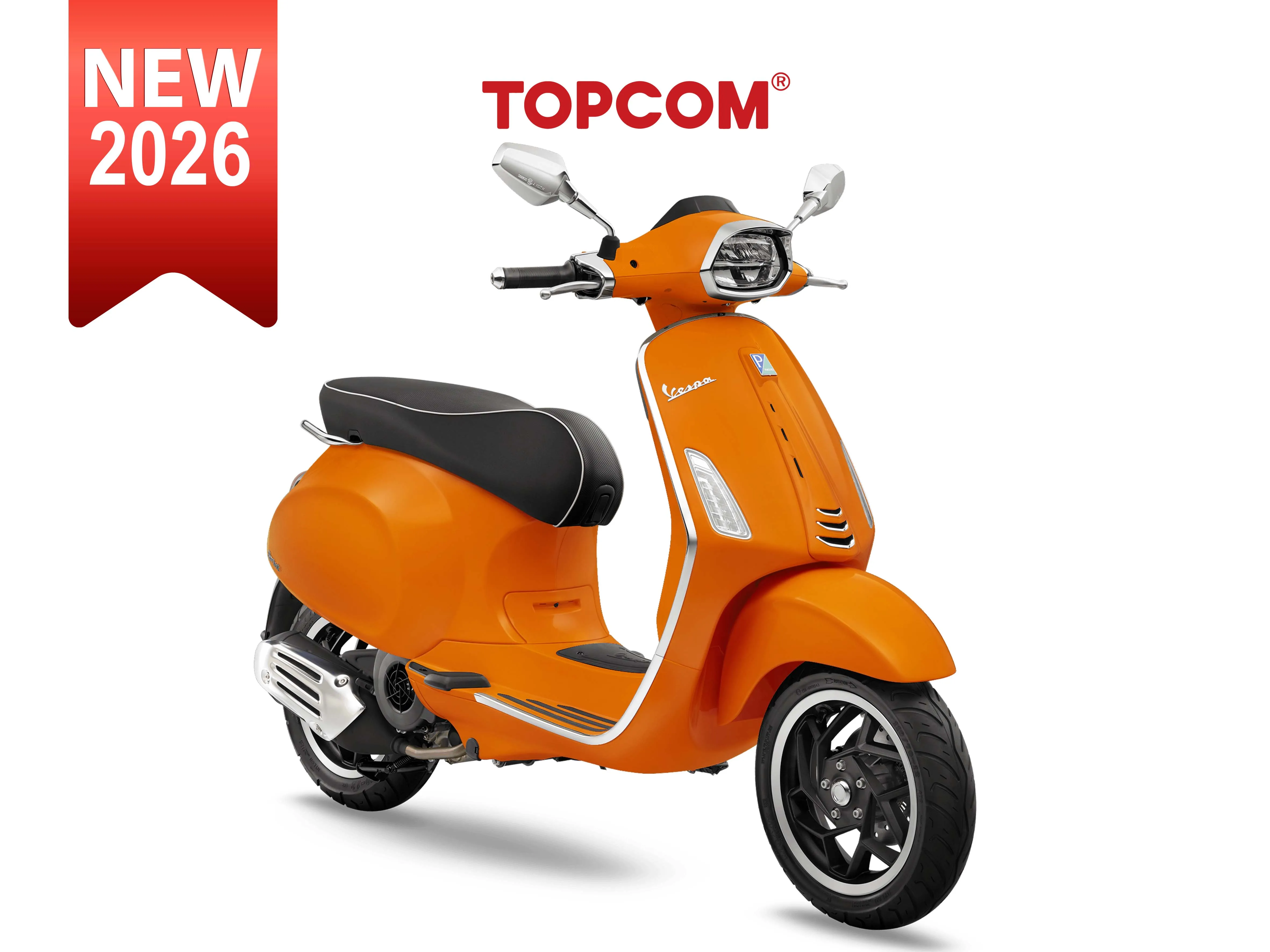 Vespa Sprint 125 Orange Taormina